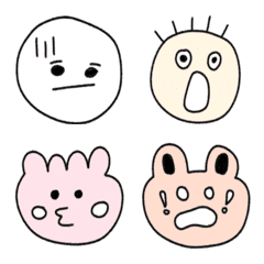 [LINE絵文字] gang friends: funny faceの画像