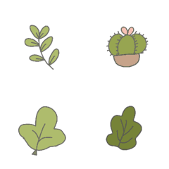 [LINE絵文字] cute plants.の画像