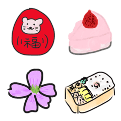 [LINE絵文字] Alice Daily Emoji Stickersの画像