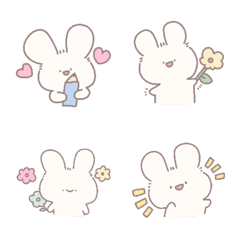 [LINE絵文字] EMoji rabbit cute cuteの画像