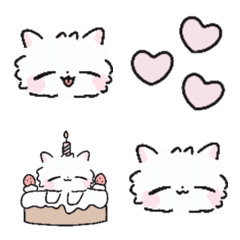 [LINE絵文字] birthdaeboy smile samoyedの画像