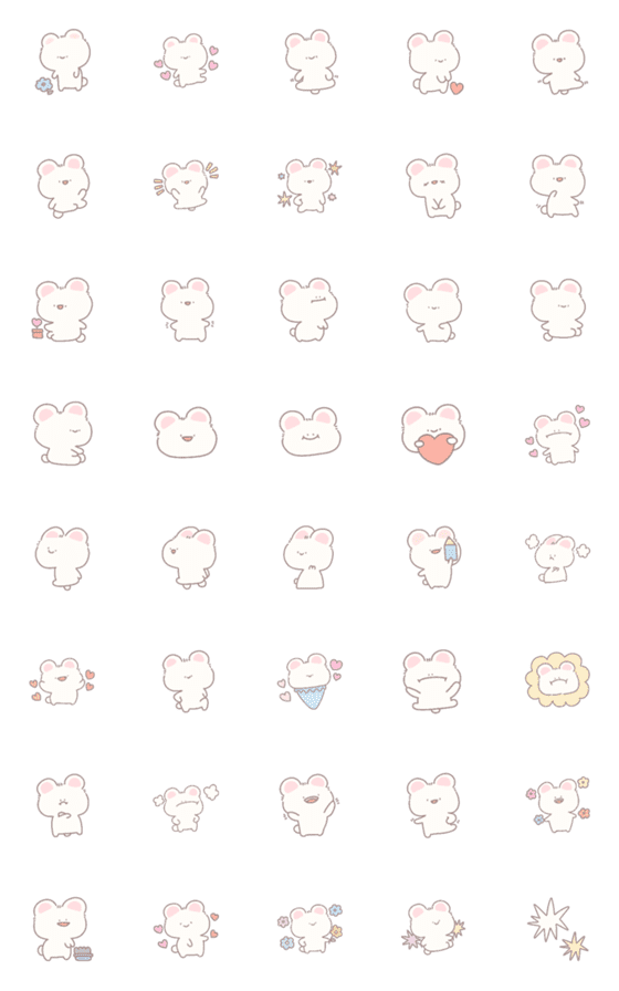 [LINE絵文字]Emoji bear cute.の画像一覧