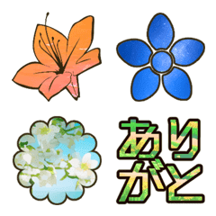 [LINE絵文字] 花いっぱいの春絵文字の画像