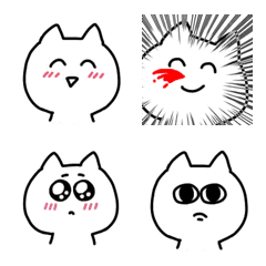 [LINE絵文字] ゆるいねこさんの絵文字の画像