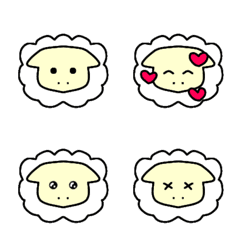 [LINE絵文字] Hitsujinosuke no Emojiの画像