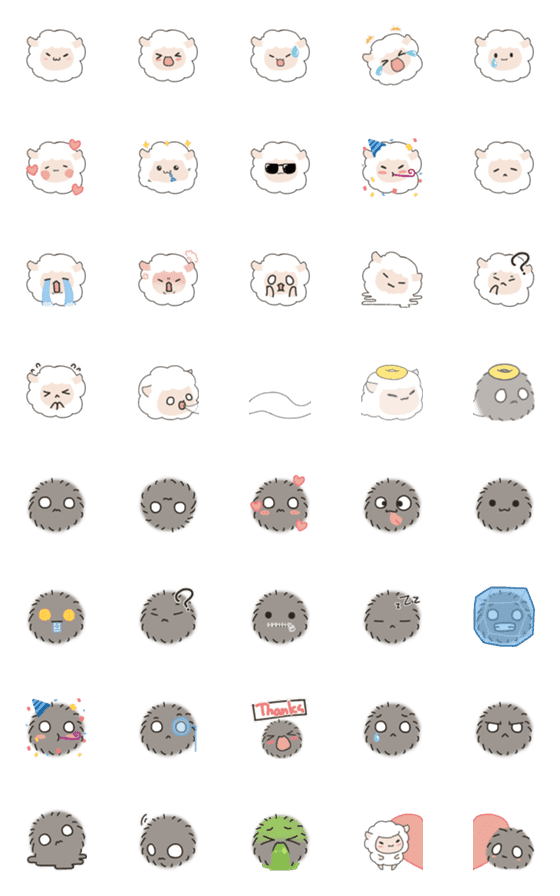 [LINE絵文字]Sheep with Carbonの画像一覧