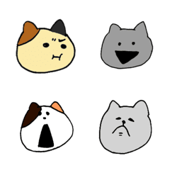 [LINE絵文字] 色んな猫の絵文字の画像