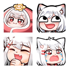 [LINE絵文字] huahua's emote1の画像