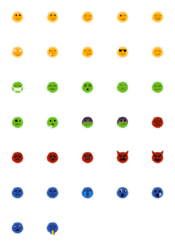 [LINE絵文字]emoji emotion circleの画像一覧