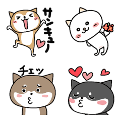 [LINE絵文字] お絵かきやの柴犬の画像