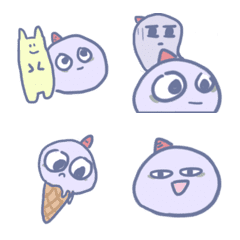 [LINE絵文字] stickers of unknown creatures Emojiの画像