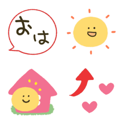 [LINE絵文字] スマイリー♡セットの画像