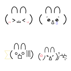 [LINE絵文字] うさちゃま絵文字の画像