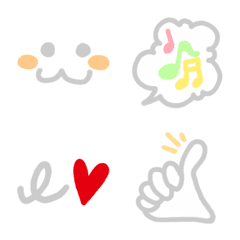 [LINE絵文字] Everyday easy to use emojiの画像