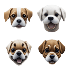 [LINE絵文字] Paw-fect Puppy,cute Doggy Emoticon VOL.2の画像