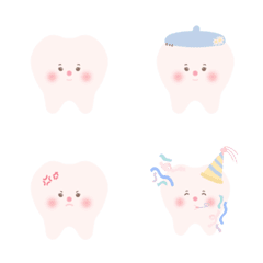 [LINE絵文字] Haru little toothの画像