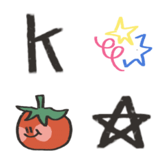 [LINE絵文字] coolkid alphabet emojiの画像