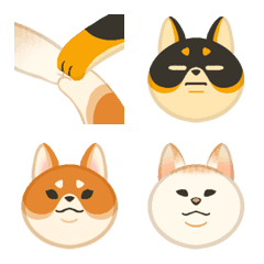 [LINE絵文字] Black shiba one one ＆ friendsの画像