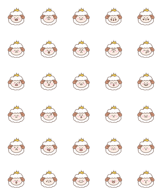 [LINE絵文字]Baby sheep emoji eieiの画像一覧