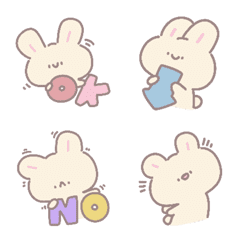 [LINE絵文字] Bc rabbit cute.の画像