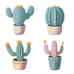 [LINE絵文字] Caudex n Succulent lover - Cactus VOL.2の画像