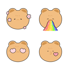 [LINE絵文字] Fluffybear emoji><の画像