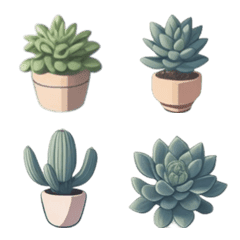 [LINE絵文字] Caudex n Succulent lover-Succulent VOL.1の画像