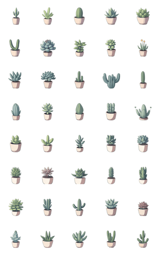 [LINE絵文字]Caudex n Succulent lover-Succulent VOL.3の画像一覧