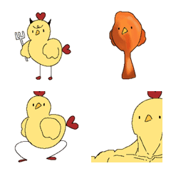 [LINE絵文字] Suchat the chickenの画像