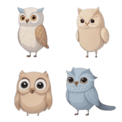 [LINE絵文字] Hoot Hoot！ It's Owls Time ！ VOL.2の画像