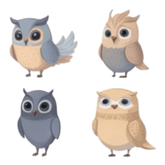 [LINE絵文字] Hoot Hoot！ It's Owls Time ！ VOL.3の画像