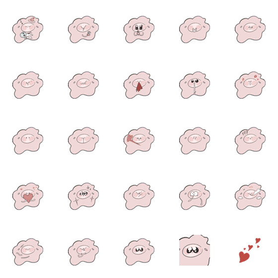 [LINE絵文字]A Li Sheepの画像一覧