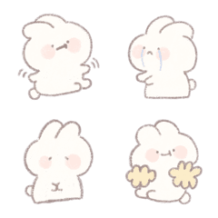 [LINE絵文字] Emoji rabbit ac *の画像