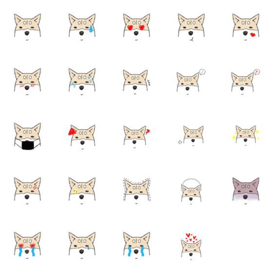 [LINE絵文字]Shiba bfの画像一覧