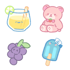 [LINE絵文字] Emoji daily Cuteの画像
