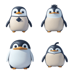 [LINE絵文字] Adorable Penguin Family Vol.3の画像