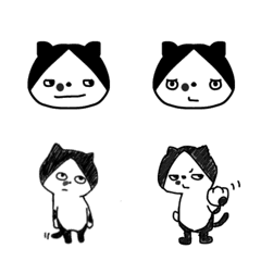 [LINE絵文字] 野良猫の絵文字の画像