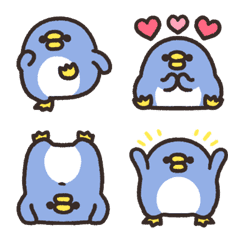 [LINE絵文字] まるめのペンギンさんの画像