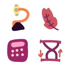 [LINE絵文字] Emoji so cute minimalの画像