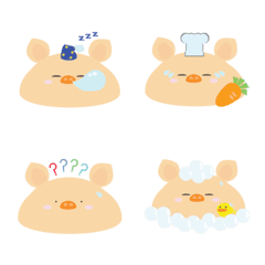 [LINE絵文字] Tungtong Piggyの画像