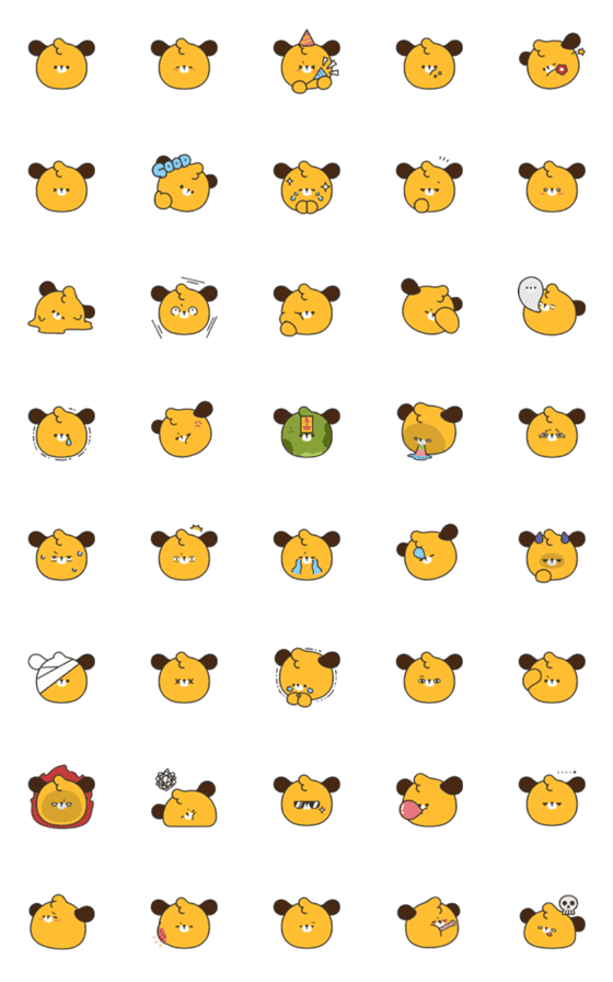 [LINE絵文字]dtto friends emoji Dinuの画像一覧