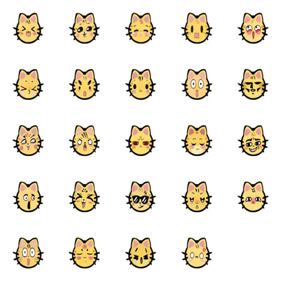 [LINE絵文字]catttの画像一覧