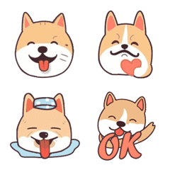 [LINE絵文字] I'm just a cute Shiba Inuの画像