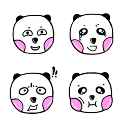 [LINE絵文字] Panda QFace revisedの画像