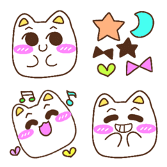 [LINE絵文字] 四角くて可愛い動物♡の画像