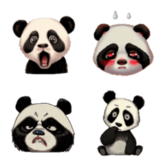 [LINE絵文字] Panda's Emotions, sorrows and joys (2)の画像