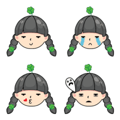 [LINE絵文字] Little clover girlの画像