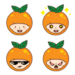 [LINE絵文字] Little orange boyの画像