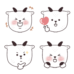 [LINE絵文字] Mr. Fat goat move Emojiの画像