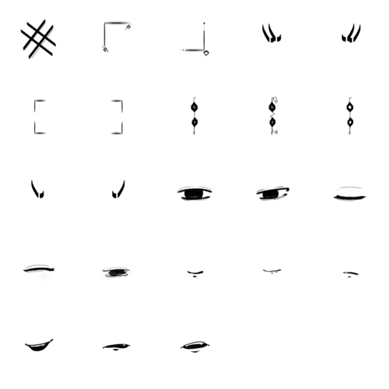 [LINE絵文字]Basic emoji to roleplay！の画像一覧